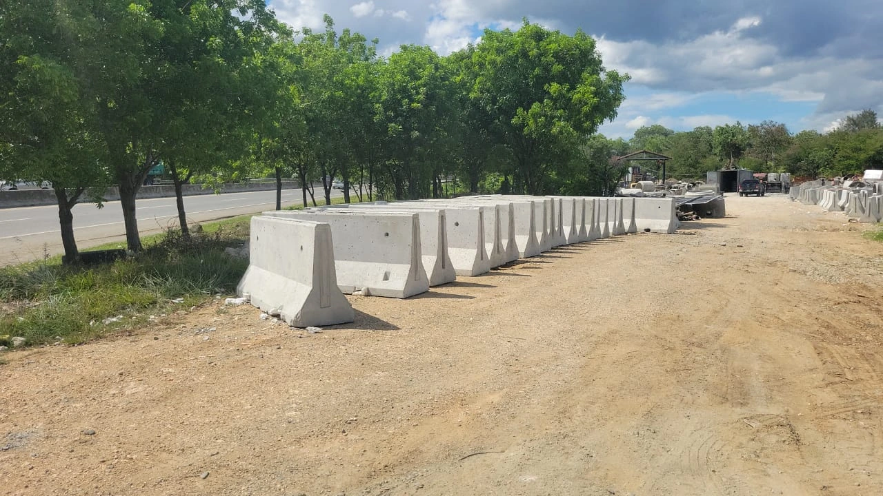Muros new jersey de concreto